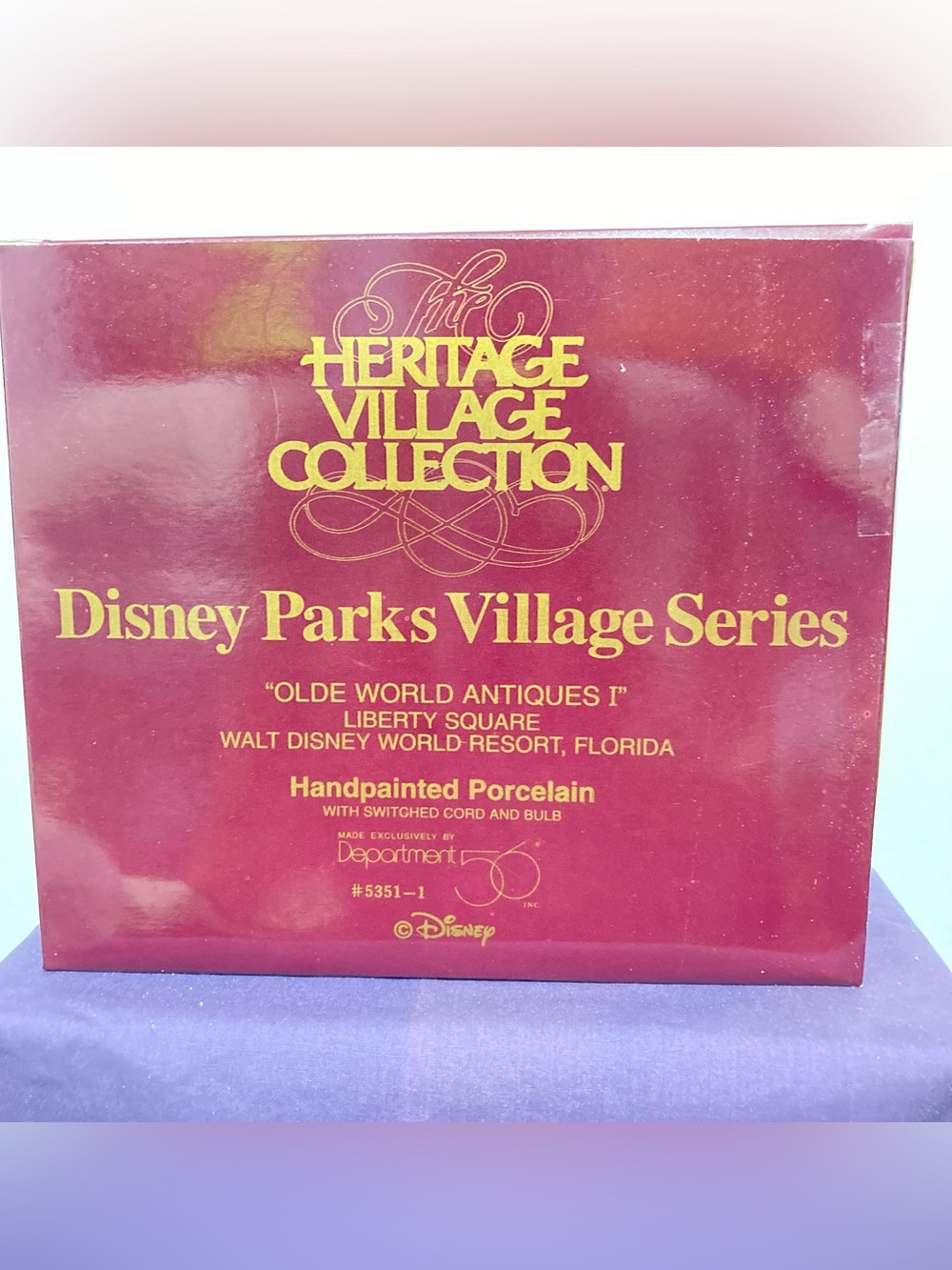 Dept 56 1994 Vintage Disney Parks Village Series